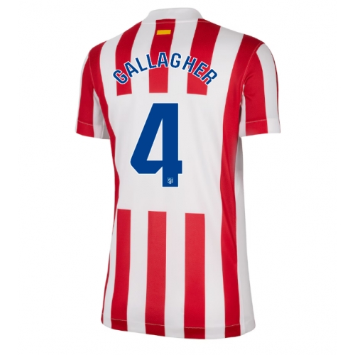 Billige Fotballdrakt Atletico Madrid Conor Gallagher #4 Replika Hjemmedrakt Dame 2025-26 Kortermet Billige Fotballdrakt Atletico Madrid Conor Gallagher #4 Replika Hjemmedrakt Dame 2025-26 Kortermet